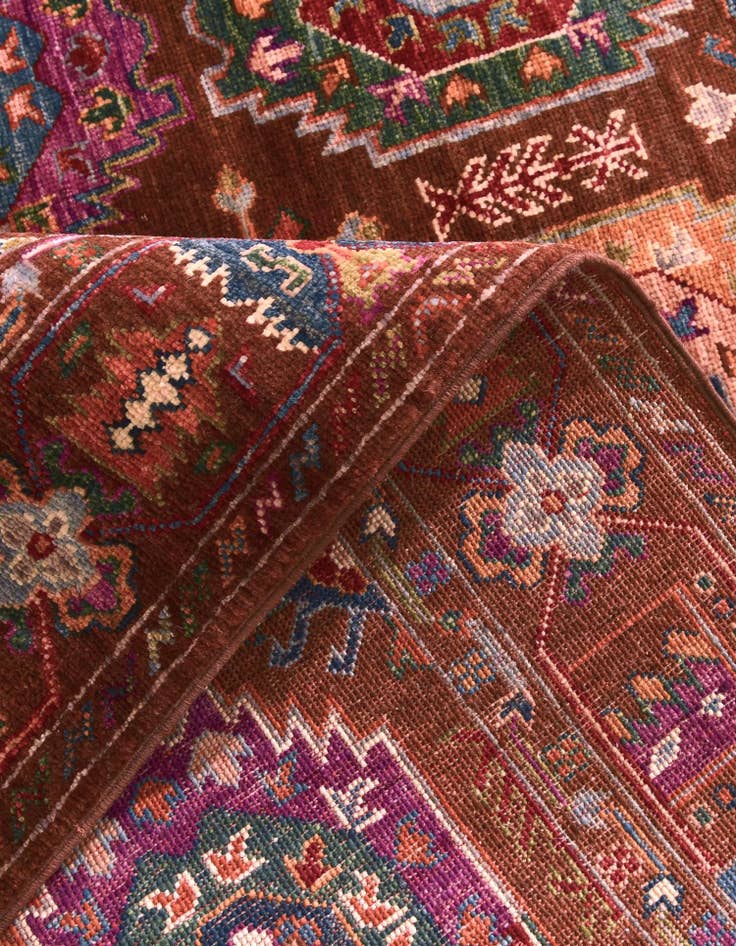 Detail image of 4' 2 x 6' 6 Hand Knotted Ariana Ziegler Rug