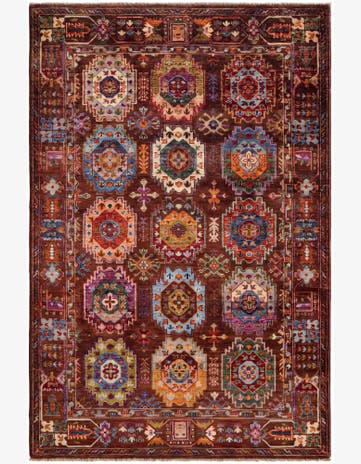 4' 2 x 6' 6 Hand Knotted Ariana Ziegler Rug