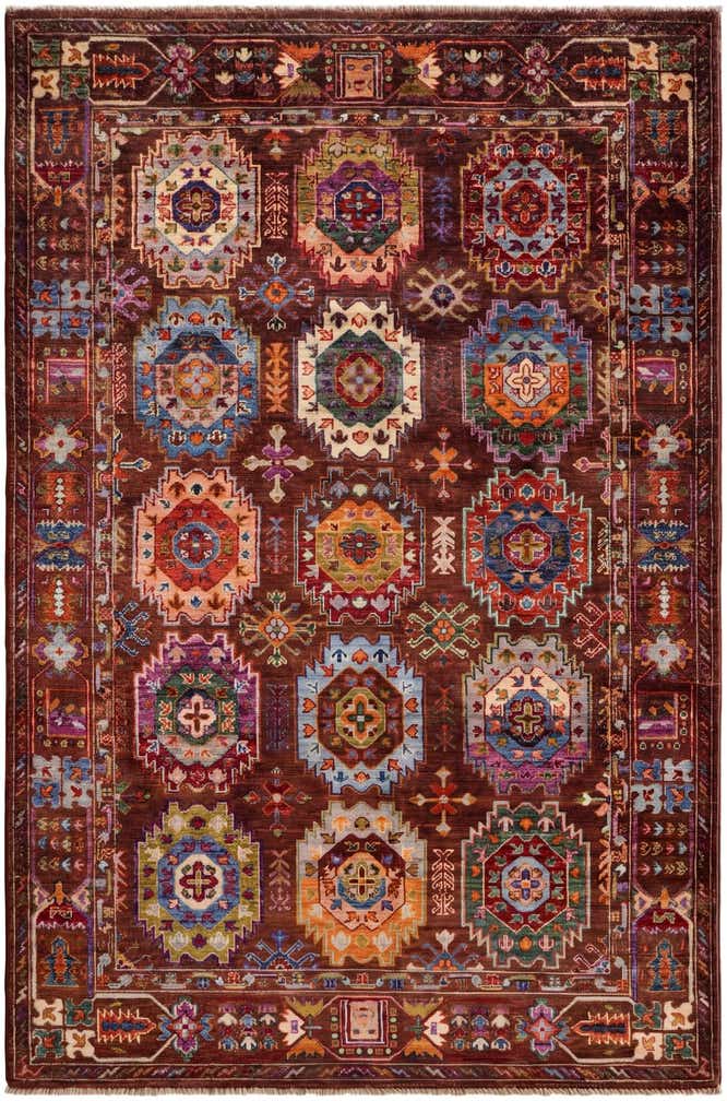 4' 2 x 6' 6 Hand Knotted Ariana Ziegler Rug