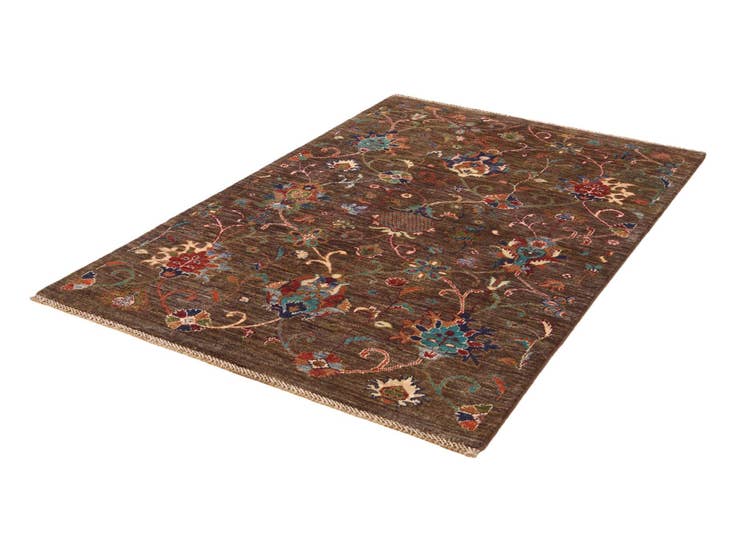 Detail image of 3' 10 x 5' 10 Hand Knotted Ariana Ziegler Rug