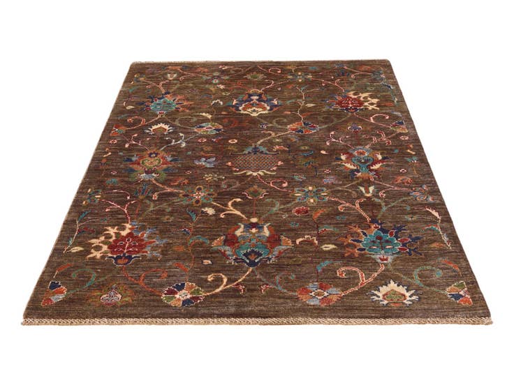 Detail image of 3' 10 x 5' 10 Hand Knotted Ariana Ziegler Rug