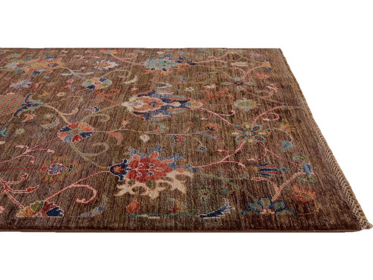 Detail image of 3' 10 x 5' 10 Hand Knotted Ariana Ziegler Rug