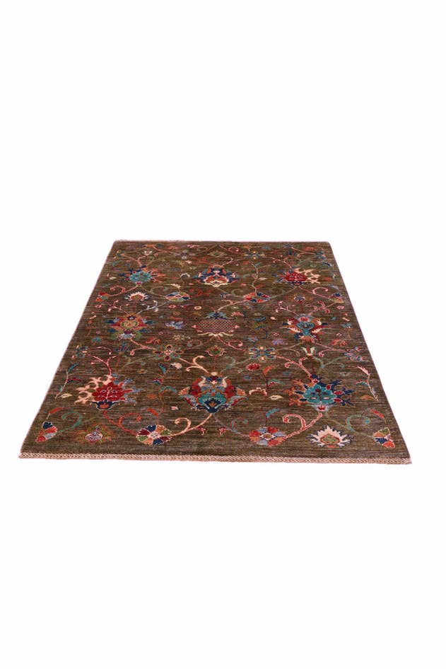 Detail image of 3' 10 x 5' 10 Hand Knotted Ariana Ziegler Rug