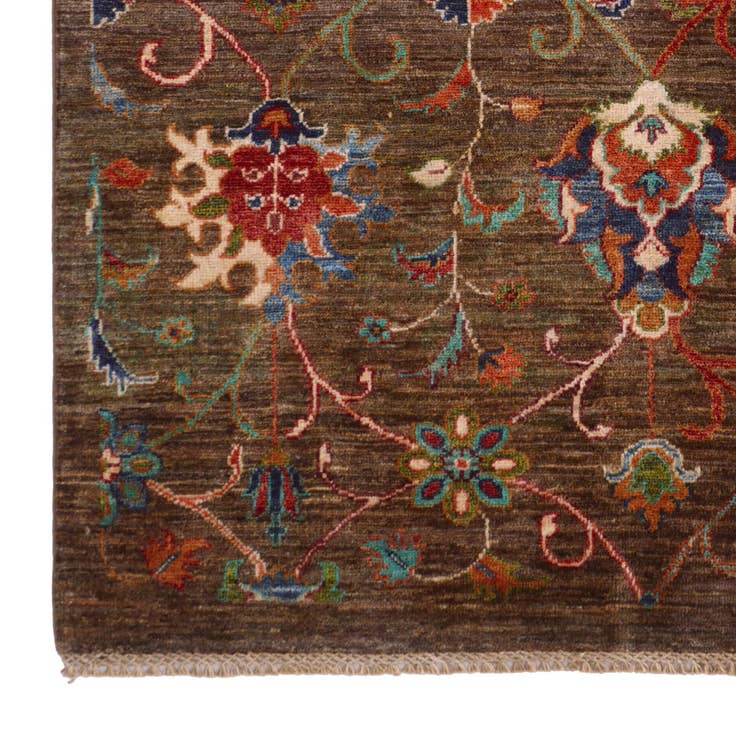 Detail image of 3' 10 x 5' 10 Hand Knotted Ariana Ziegler Rug