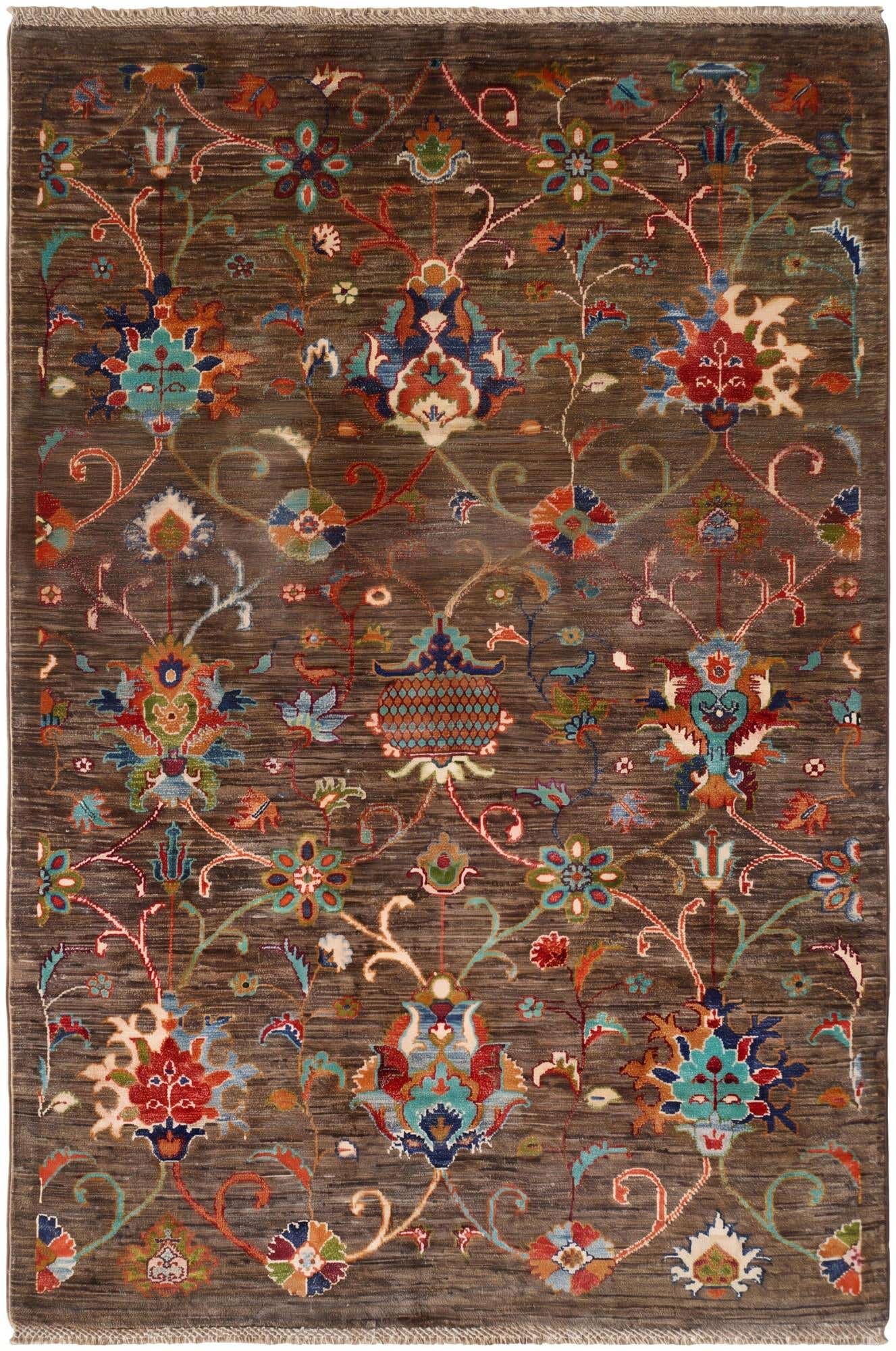 3' 10 x 5' 10 Hand Knotted Ariana Ziegler Rug