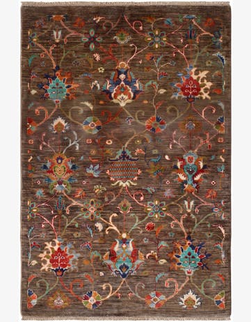 3' 10 x 5' 10 Hand Knotted Ariana Ziegler Rug