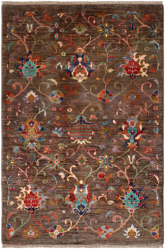 3' 10 x 5' 10 Hand Knotted Ariana Ziegler Rug