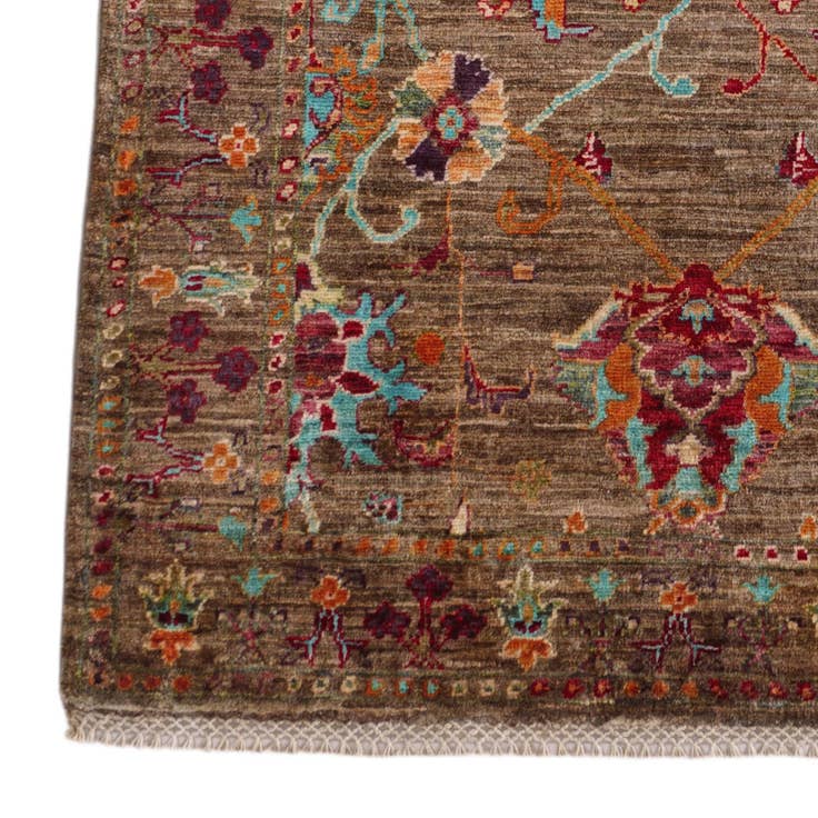 Detail image of 3' 1 x 4' 11 Hand Knotted Ariana Ziegler Rug