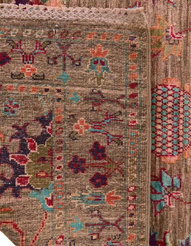 Detail image of 3' 1 x 4' 11 Hand Knotted Ariana Ziegler Rug