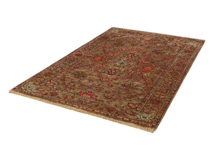 Detail image of 4' x 6' 5 Hand Knotted Ariana Ziegler Rug