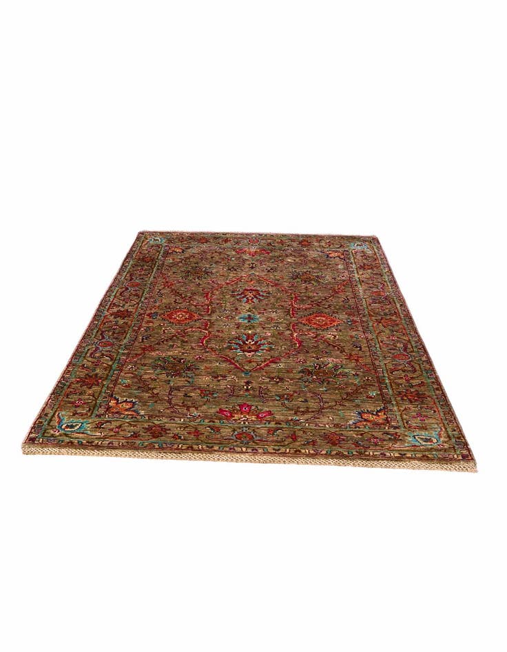 Detail image of 4' x 6' 5 Hand Knotted Ariana Ziegler Rug