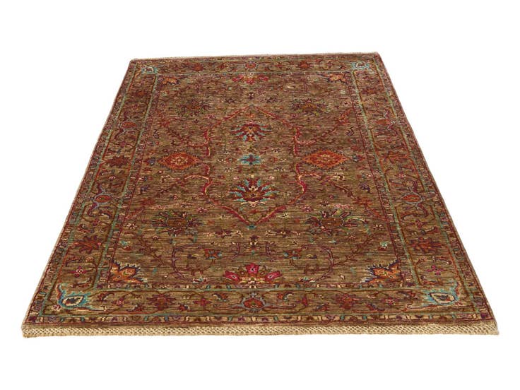 Detail image of 4' x 6' 5 Hand Knotted Ariana Ziegler Rug
