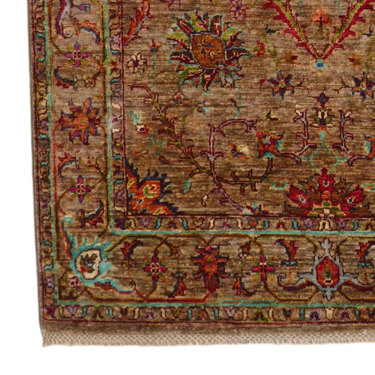 Detail image of 4' x 6' 5 Hand Knotted Ariana Ziegler Rug