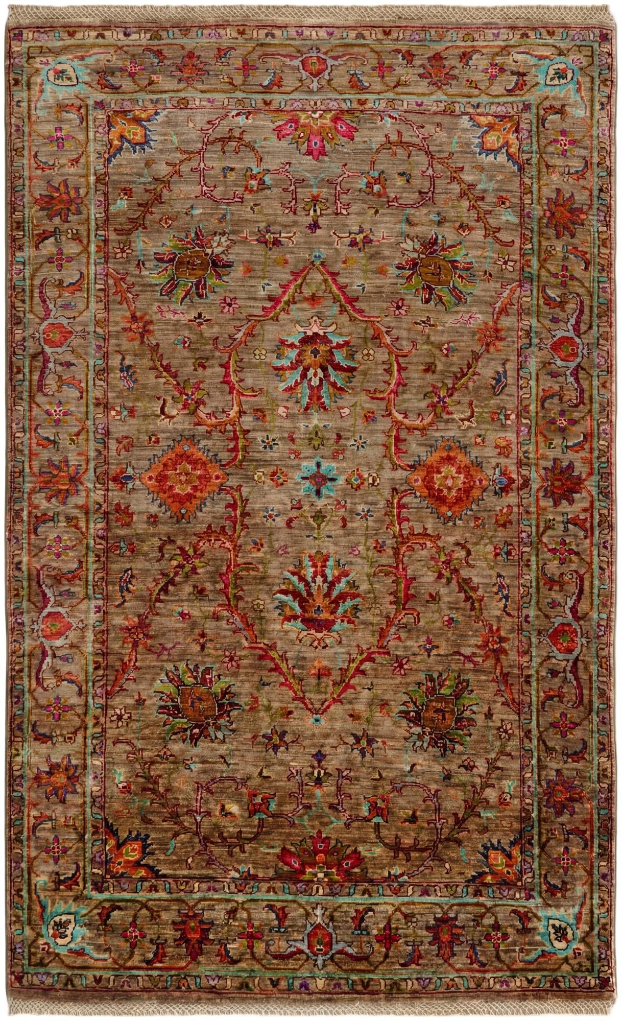 4' x 6' 5 Hand Knotted Ariana Ziegler Rug