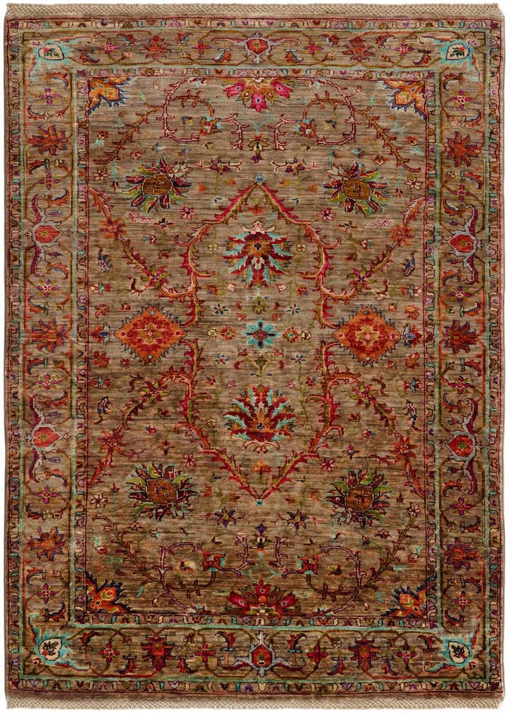 4' x 6' 5 Hand Knotted Ariana Ziegler Rug