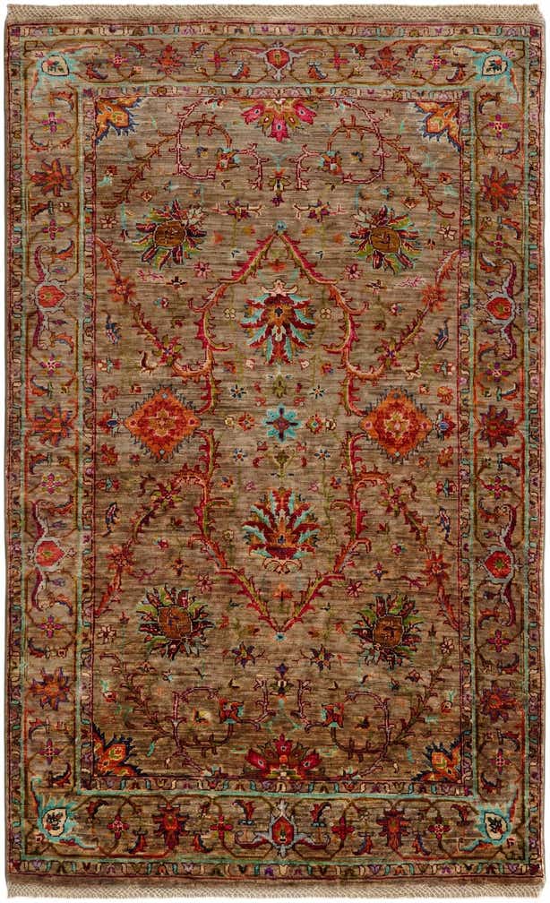 4' x 6' 5 Hand Knotted Ariana Ziegler Rug