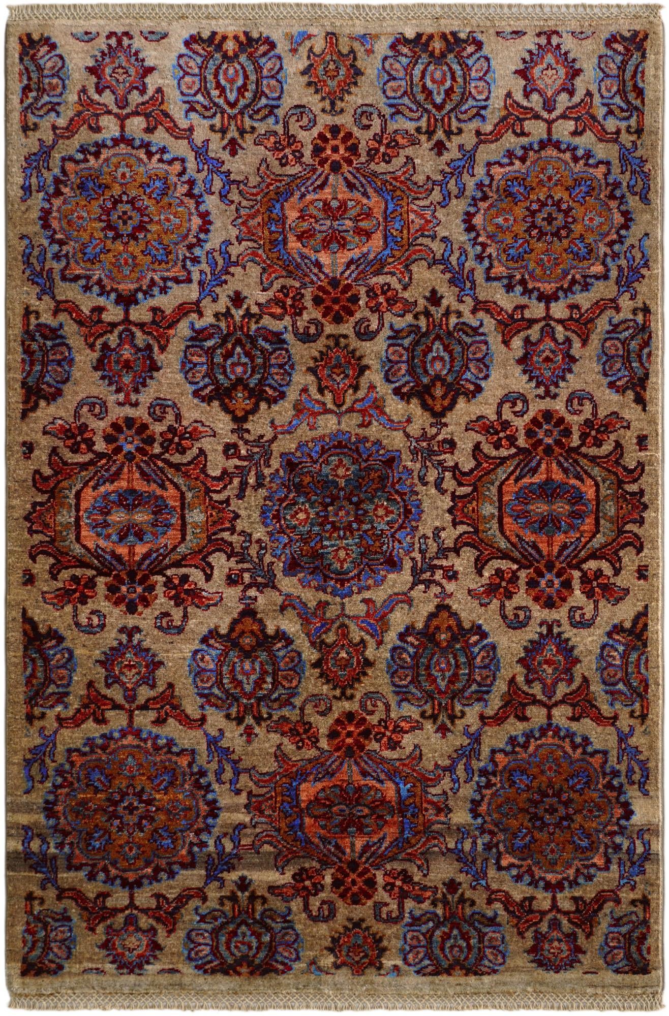 3' 4 x 5' Hand Knotted Ariana Ziegler Rug