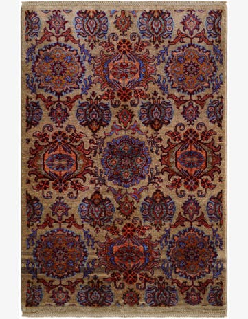 3' 4 x 5' Hand Knotted Ariana Ziegler Rug
