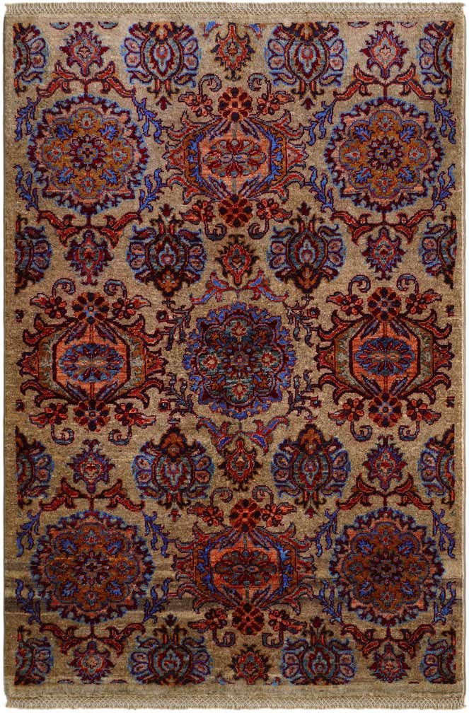 3' 4 x 5' Hand Knotted Ariana Ziegler Rug