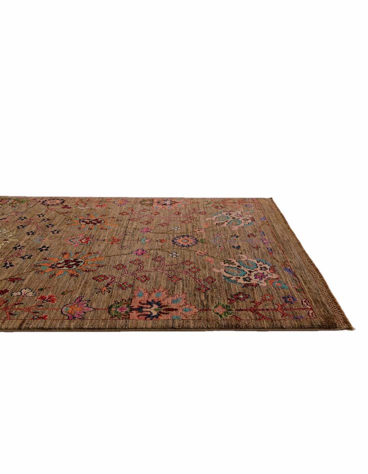 Detail image of 4' 1 x 6' 2 Hand Knotted Ariana Ziegler Rug