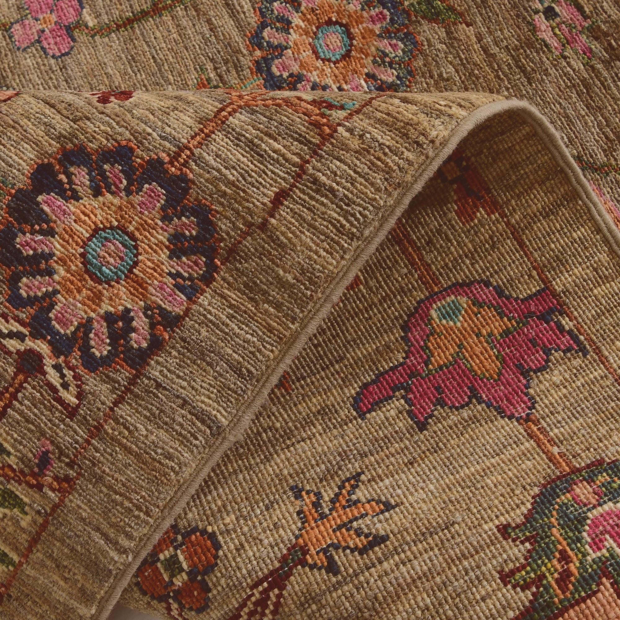 4' 1 x 6' 2 Hand Knotted Ariana Ziegler Rug