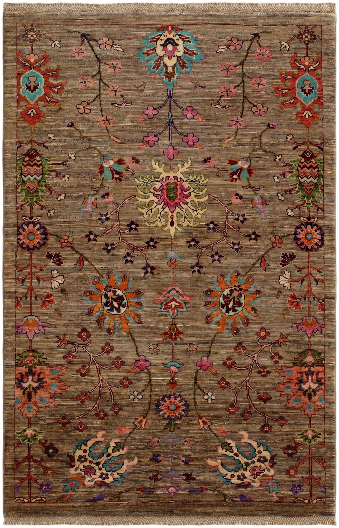 4' 1 x 6' 2 Hand Knotted Ariana Ziegler Rug