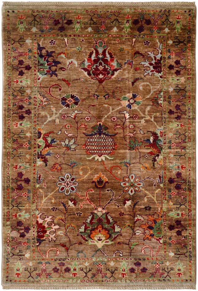 Detail image of 3' 3 x 4' 11 Hand Knotted Ariana Ziegler Rug