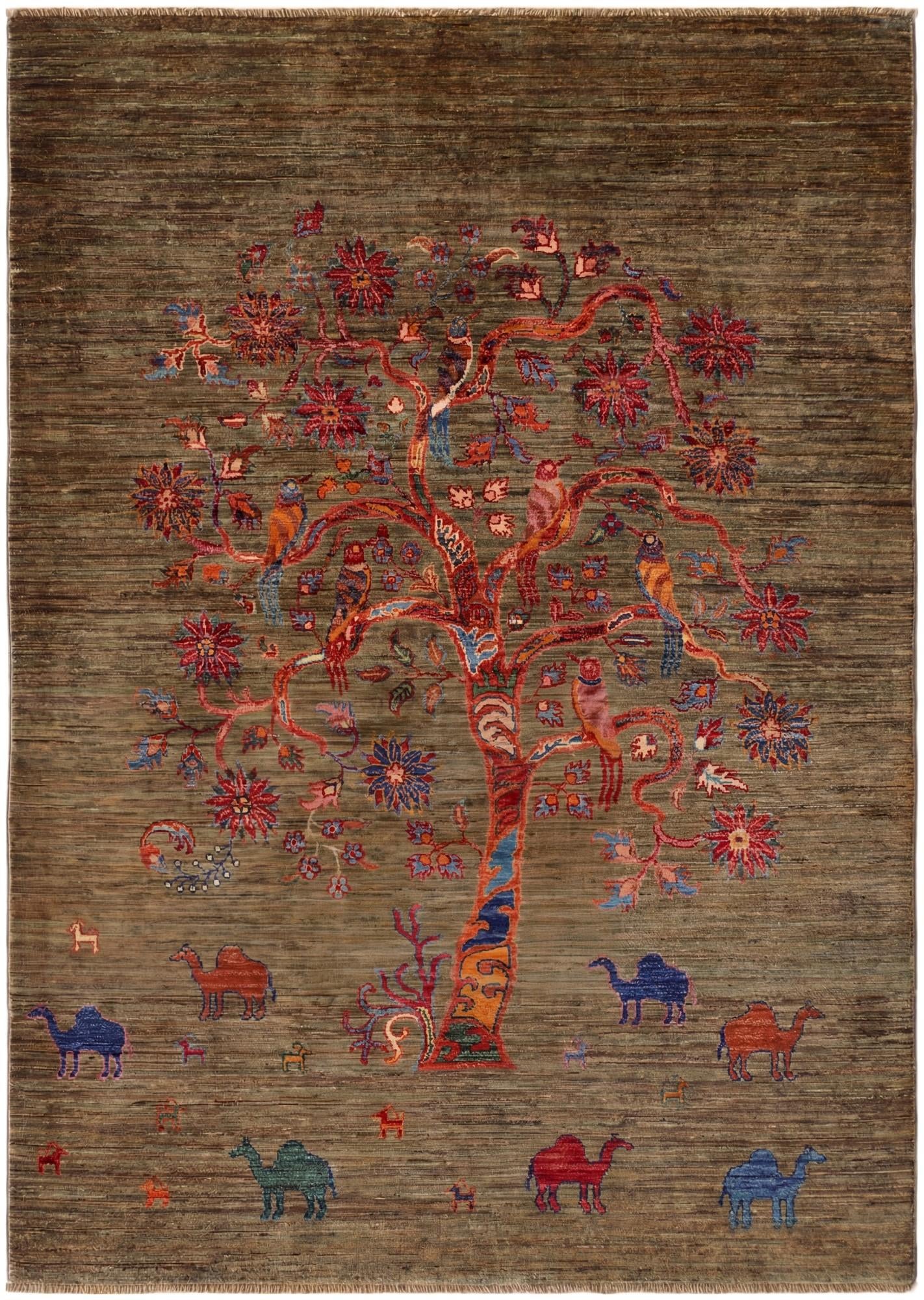 4' 3 x 5' 11 Hand Knotted Ariana Ziegler Rug