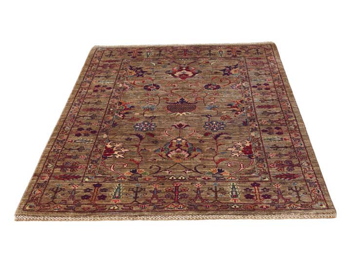 4' x 5' 10 Hand Knotted Ariana Ziegler Rug