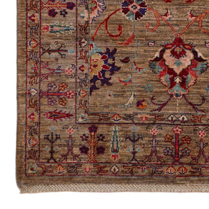 4' x 5' 10 Hand Knotted Ariana Ziegler Rug