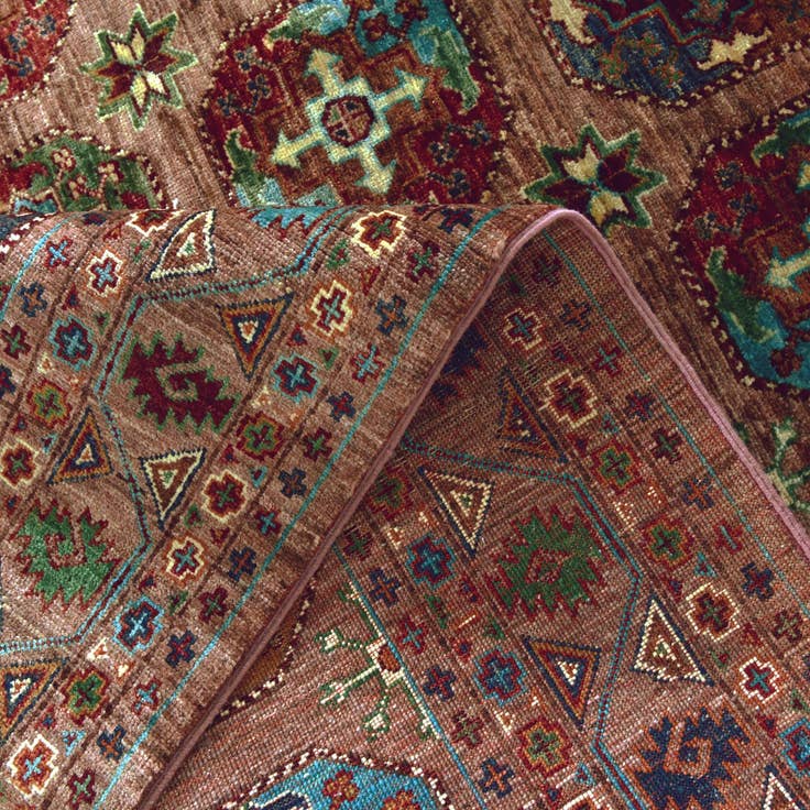 Detail image of 5' 2 x 7' Hand Knotted Ariana Ziegler Rug