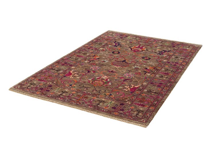 Detail image of 4' x 5' 11 Hand Knotted Ariana Ziegler Rug