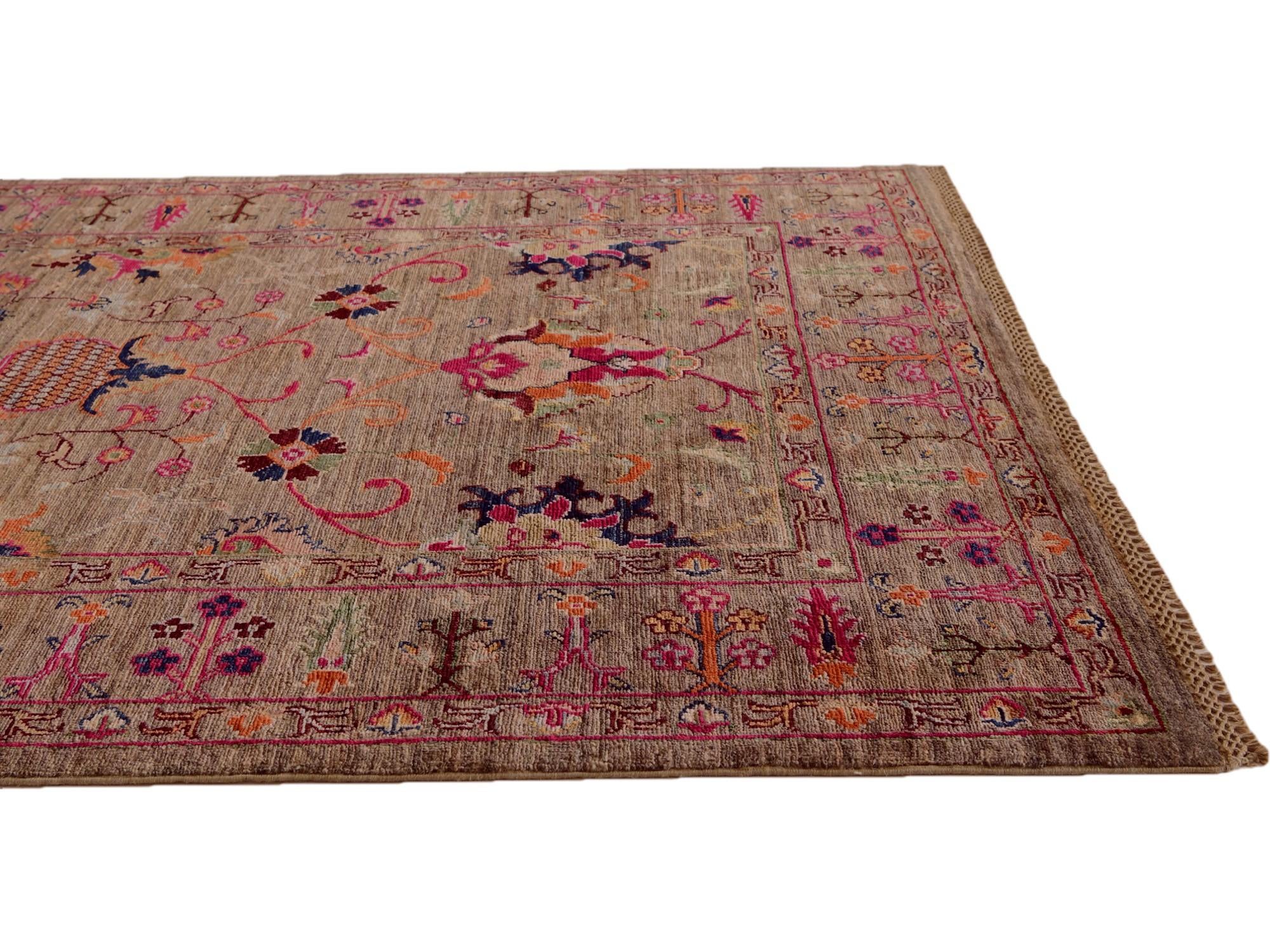 4' x 5' 11 Hand Knotted Ariana Ziegler Rug