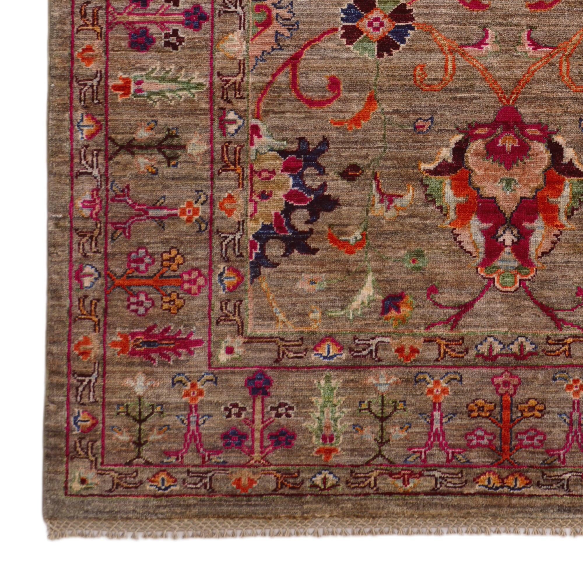4' x 5' 11 Hand Knotted Ariana Ziegler Rug
