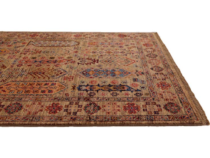 Detail image of 4' x 6' 5 Hand Knotted Ariana Ziegler Rug