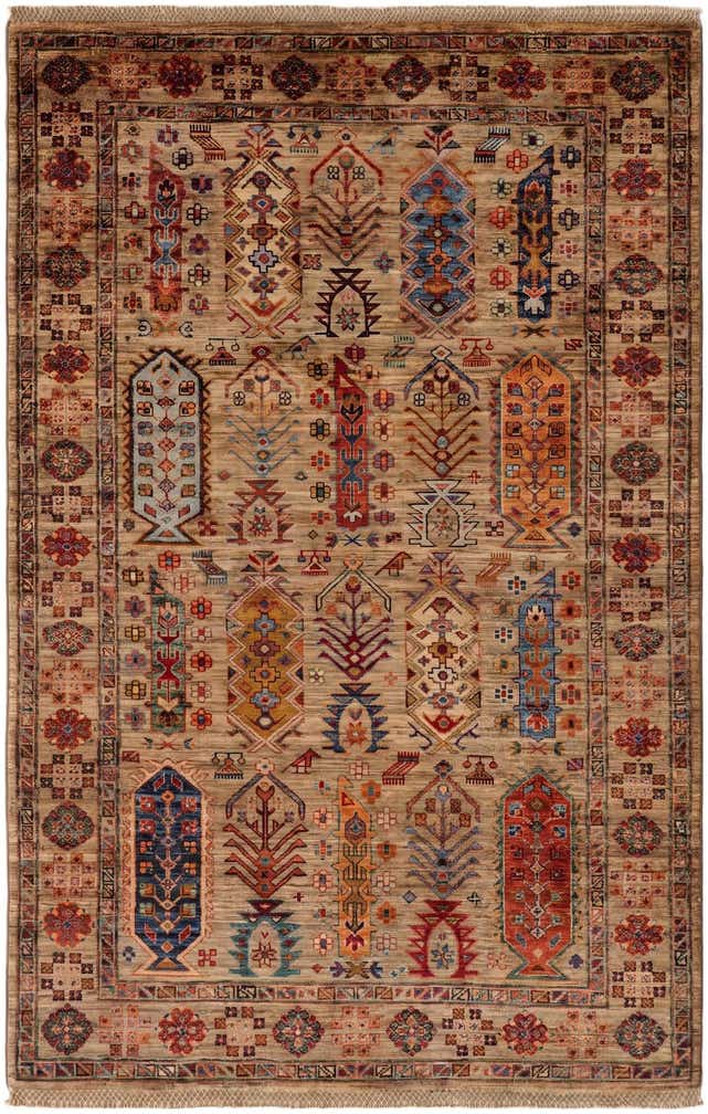 4' x 6' 5 Hand Knotted Ariana Ziegler Rug