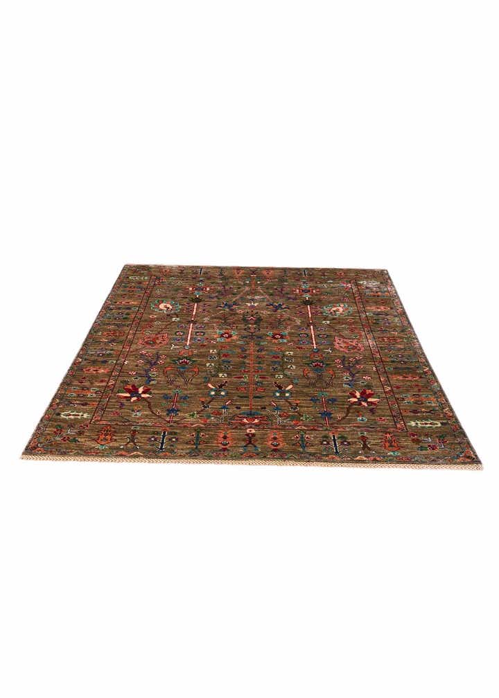 5' x 6' 6 Hand Knotted Ariana Ziegler Rug