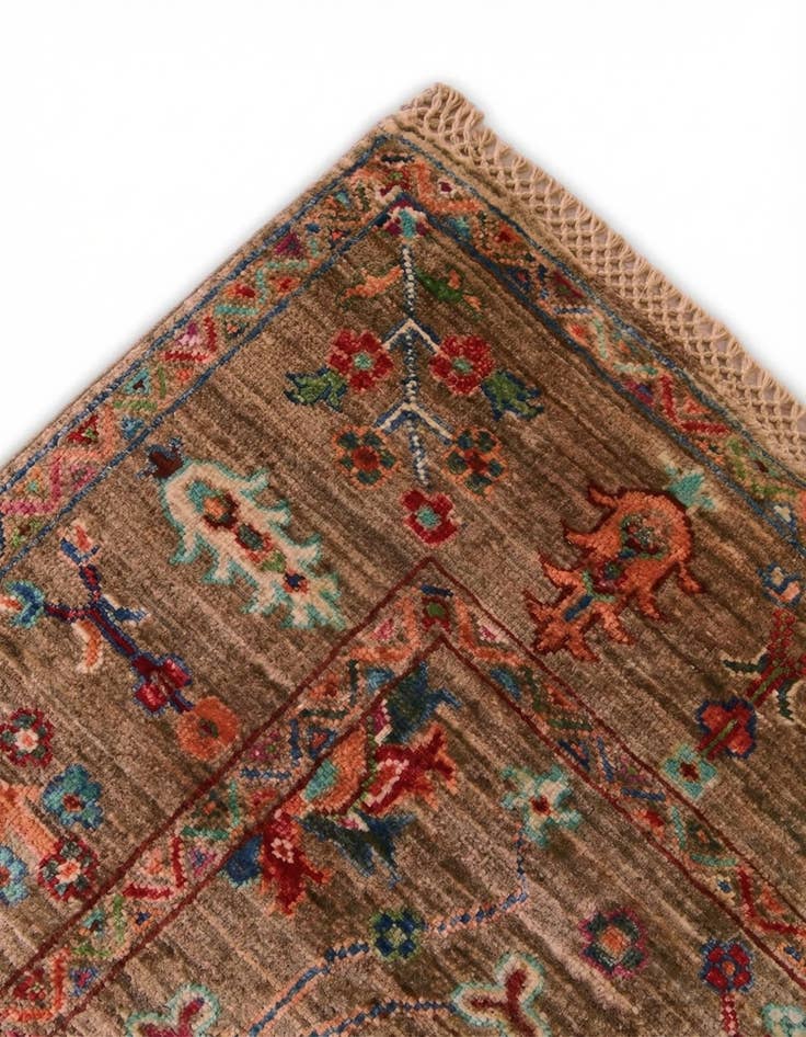 Detail image of 5' x 6' 6 Hand Knotted Ariana Ziegler Rug