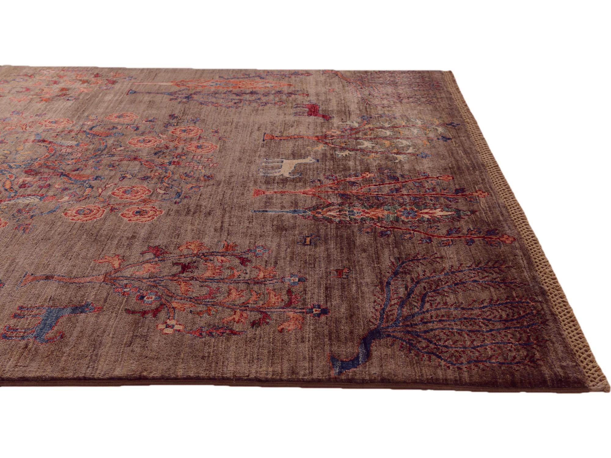 4' 11 x 6' 9 Hand Knotted Ariana Ziegler Rug