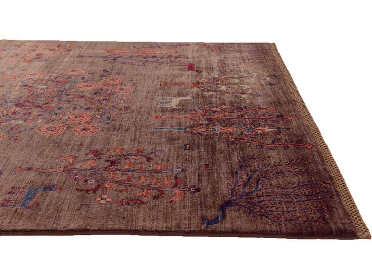 Detail image of 4' 11 x 6' 9 Hand Knotted Ariana Ziegler Rug