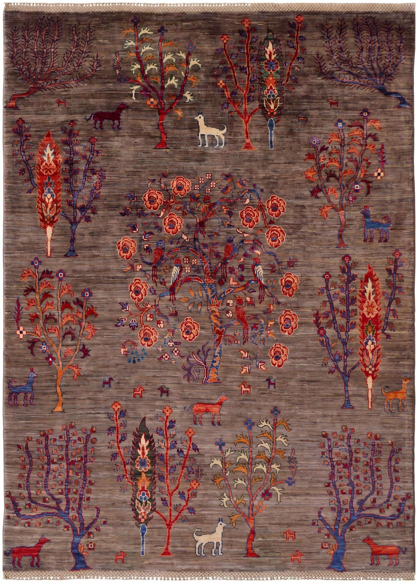 4' 11 x 6' 9 Hand Knotted Ariana Ziegler Rug