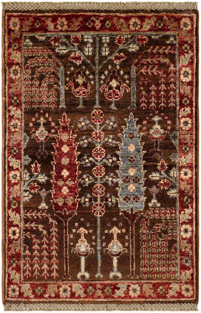 2' x 3' Hand Knotted Ariana Ziegler Rug