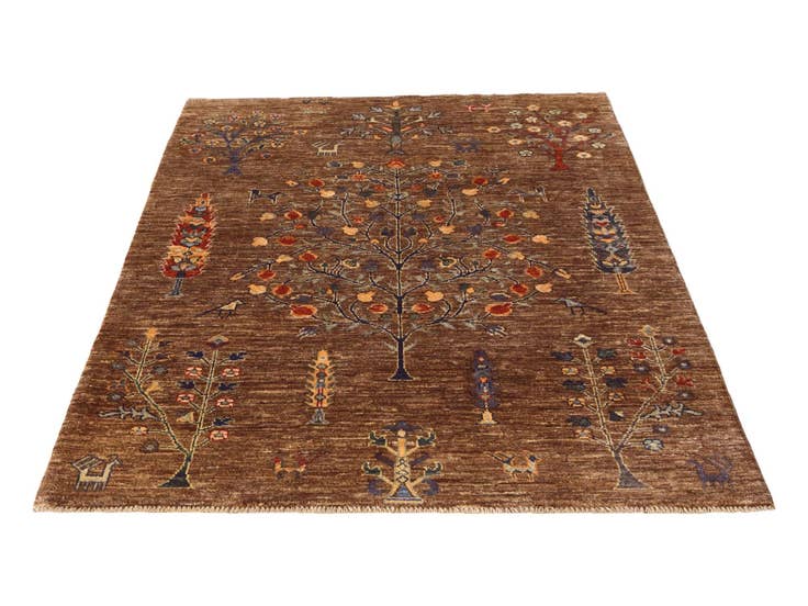 Detail image of 4' 4 x 6' Hand Knotted Ariana Ziegler Rug