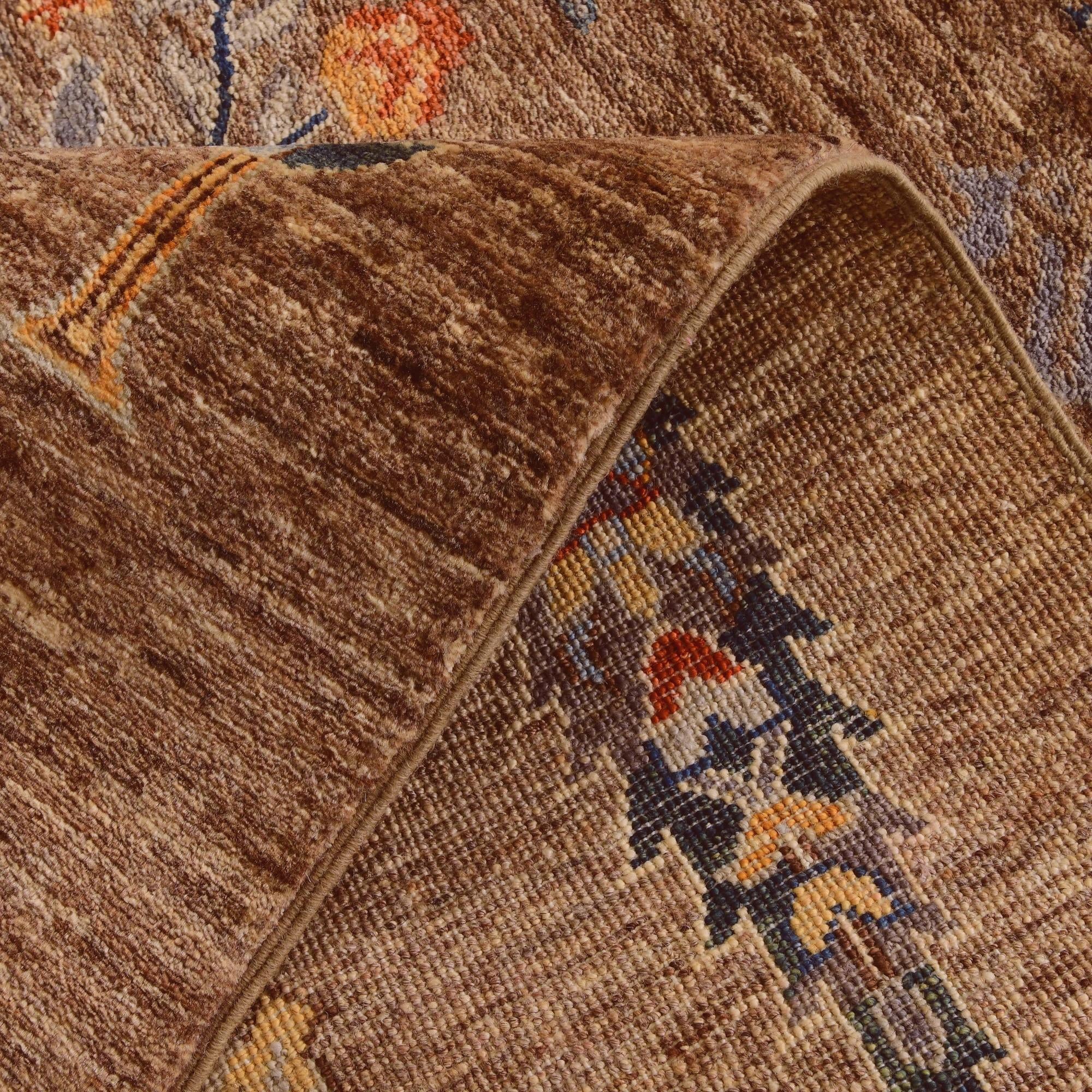 4' 4 x 6' Hand Knotted Ariana Ziegler Rug