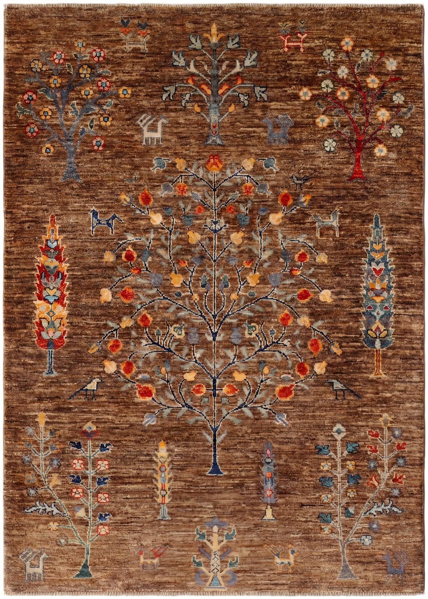 4' 4 x 6' Hand Knotted Ariana Ziegler Rug