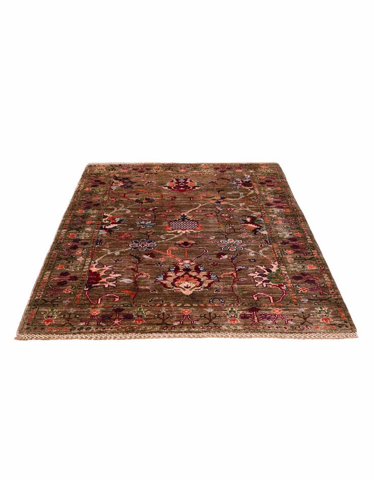 Detail image of 3' 6 x 5' Hand Knotted Ariana Ziegler Rug