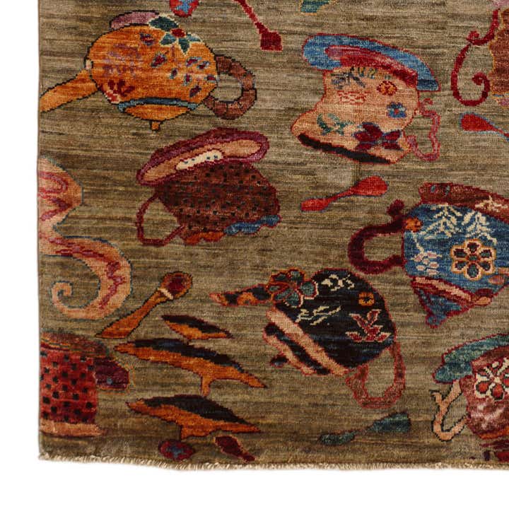3' 11 x 6' 1 Hand Knotted Ariana Ziegler Rug