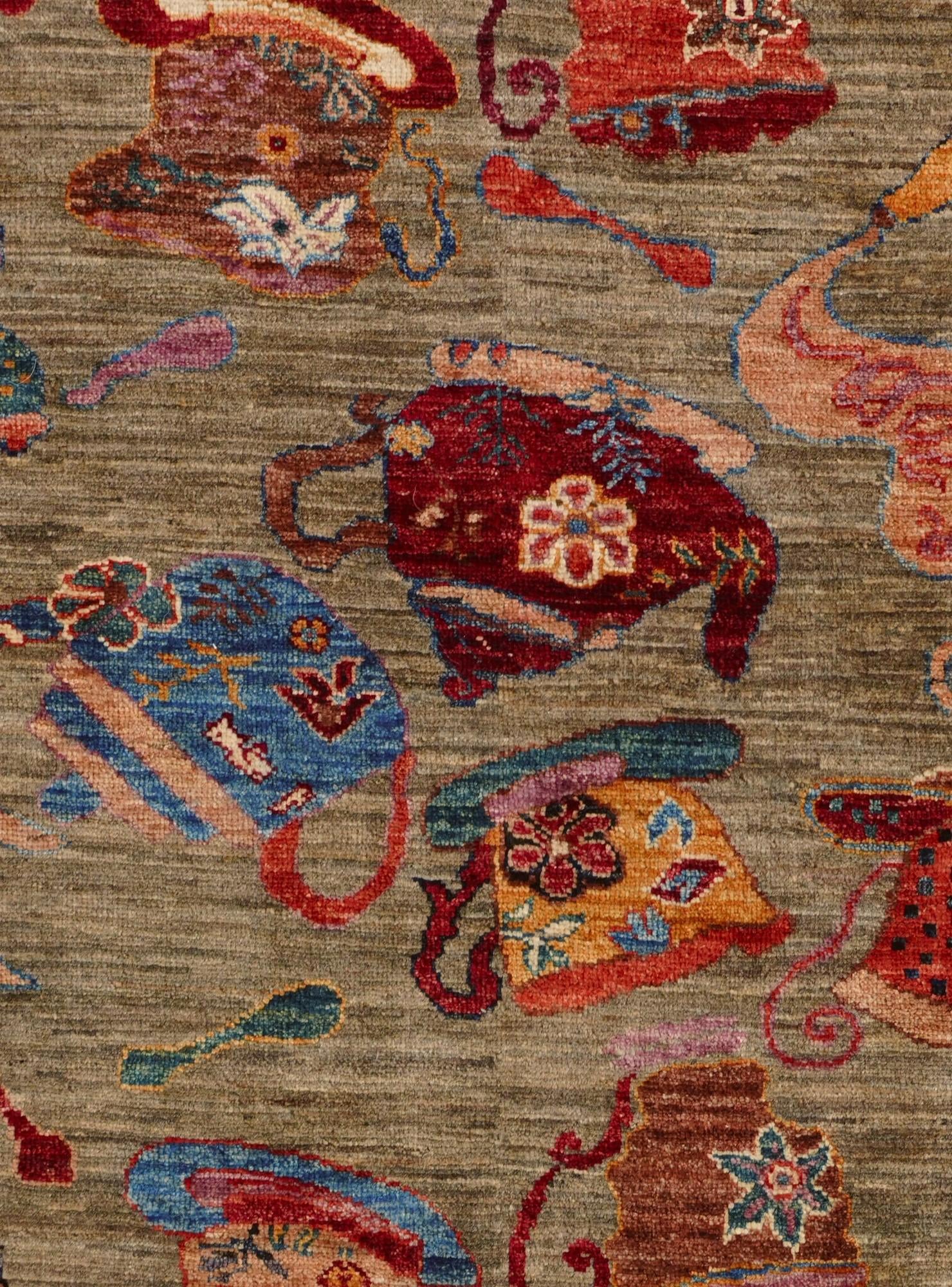 3' 11 x 6' 1 Hand Knotted Ariana Ziegler Rug