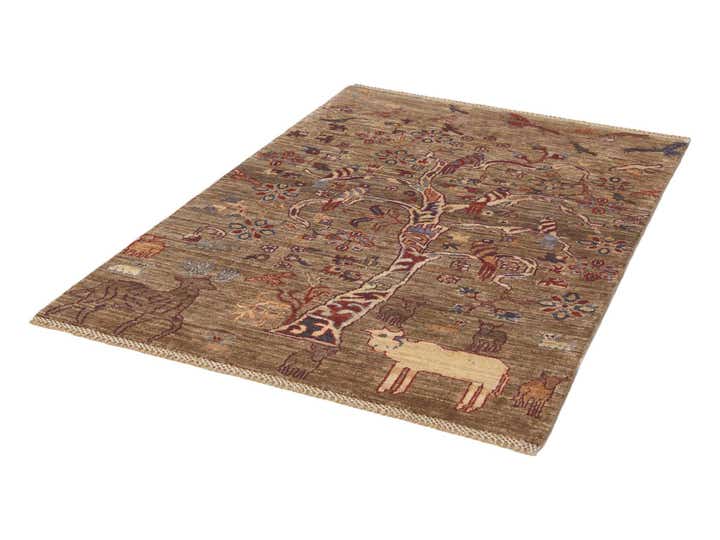3' 5 x 4' 11 Hand Knotted Ariana Ziegler Rug