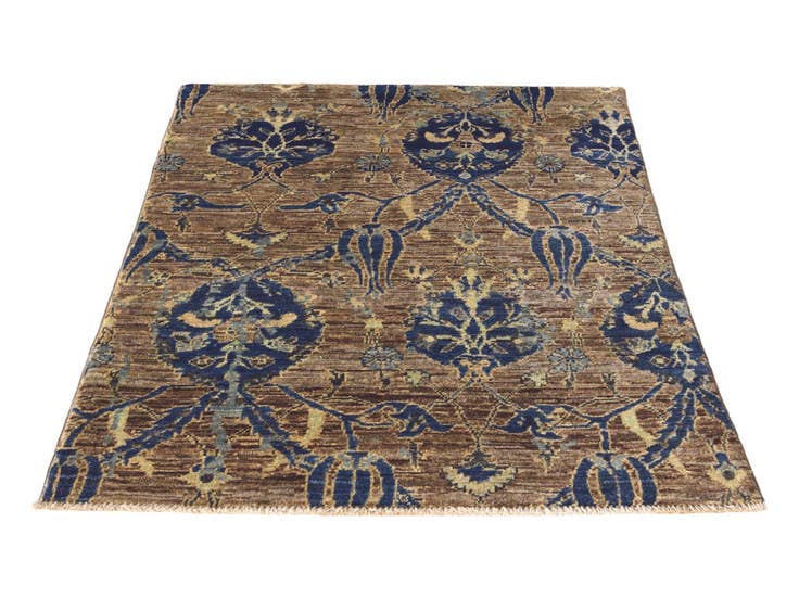 Detail image of 2' 11 x 3' 9 Hand Knotted Ariana Ziegler Rug
